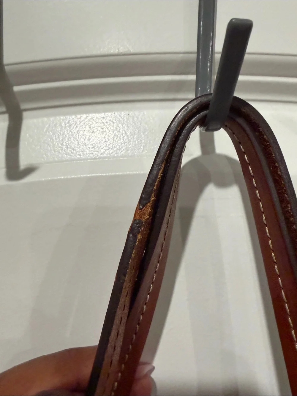 Dooney & Bourke Chestnut Brown Leather Tote
